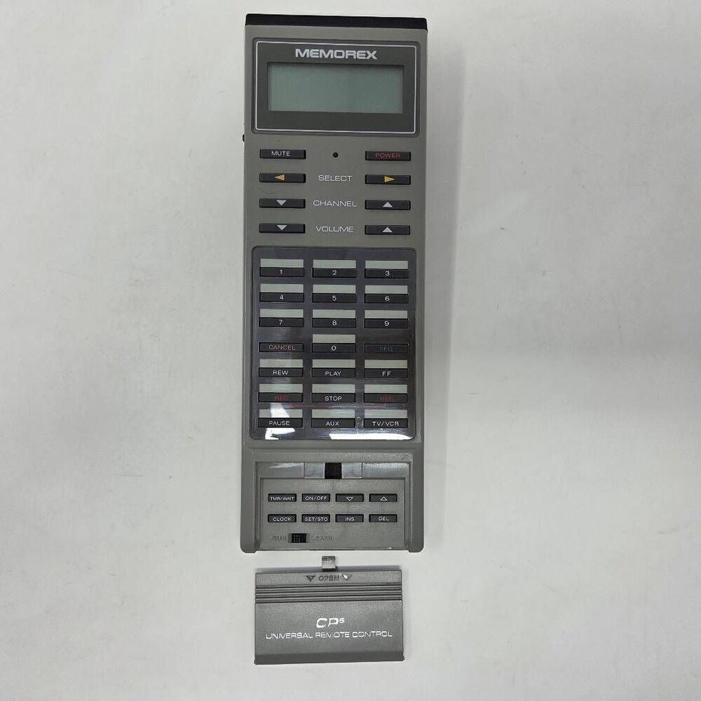 VINTAGE MEMOREX CP6 UNIVERSAL REMOTE CONTROL GRAY RETRO